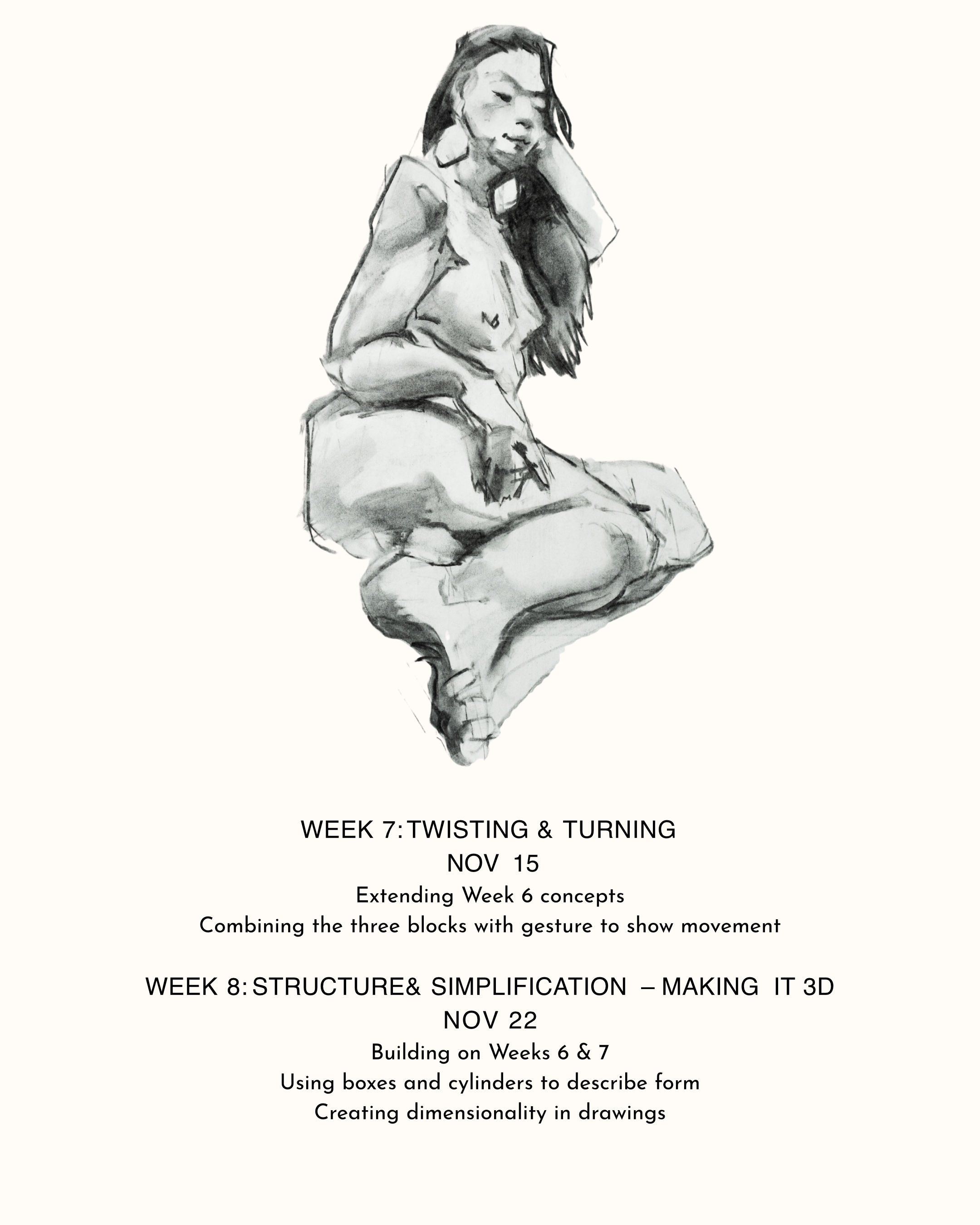 Week 7 - Twisting and turning, Week 8 - structure and simplification